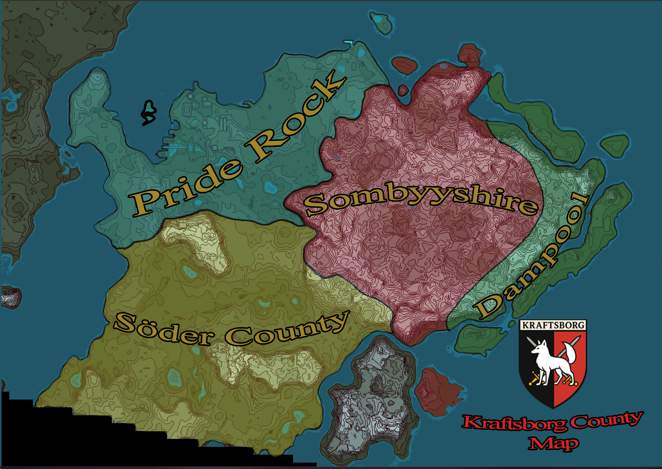 Kraftsborg County Map